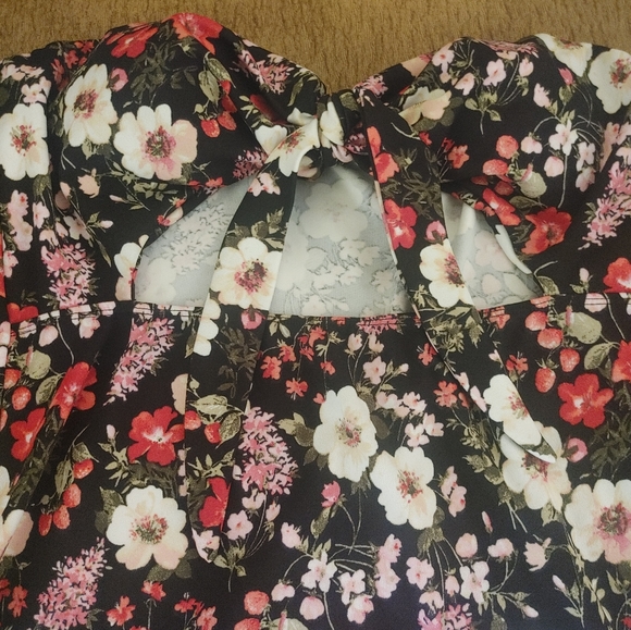 Beautiful floral mini dress size 3x - Picture 2 of 4
